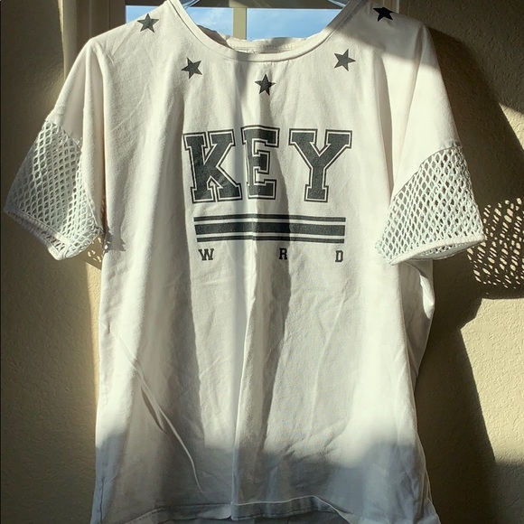 NET SLEEVE GRAPHIC TEE - Picture 4 of 5